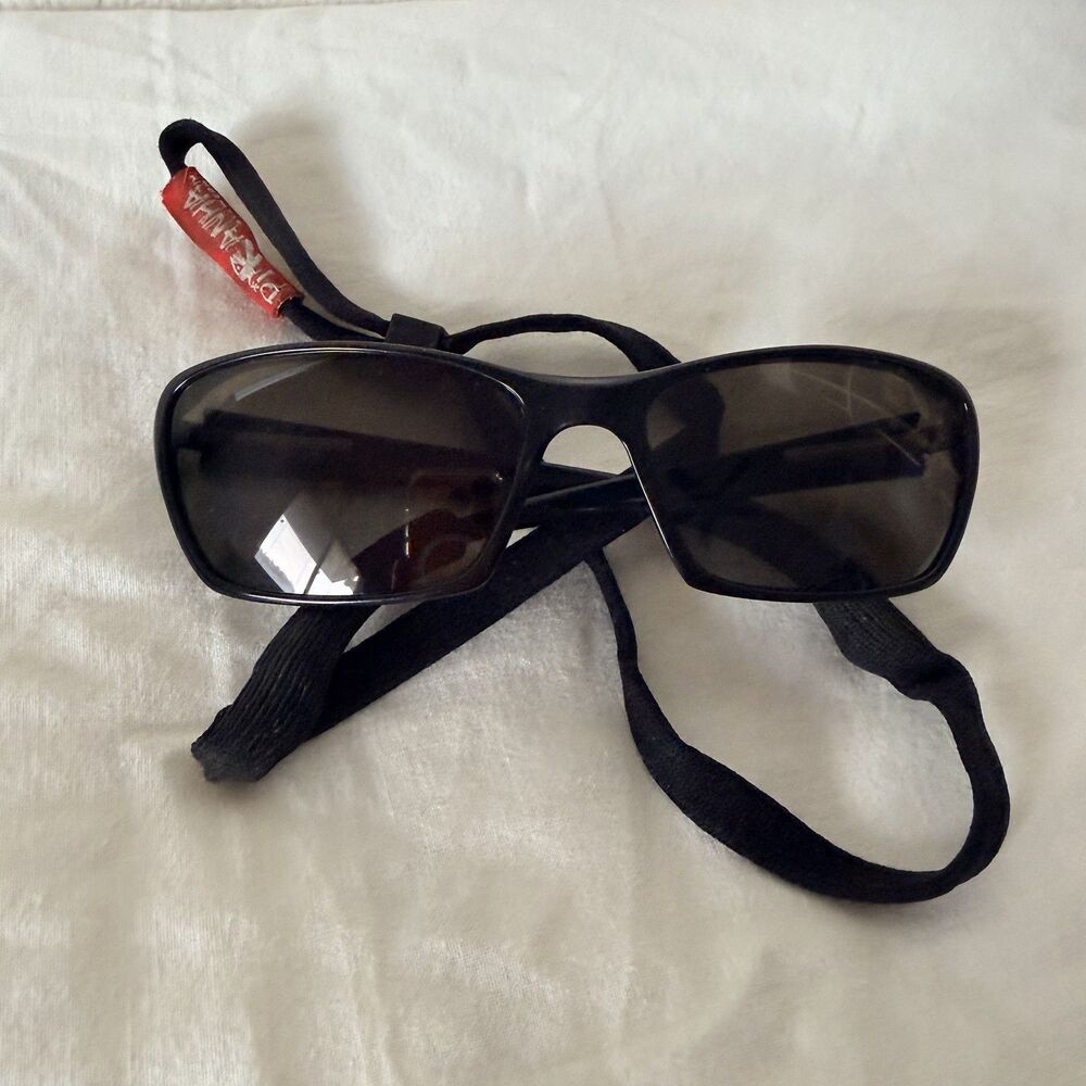 Carrera PAXOS n 14633 CE Sunglasses Black Made in Italy w/ Strap & Tom Ford Case
